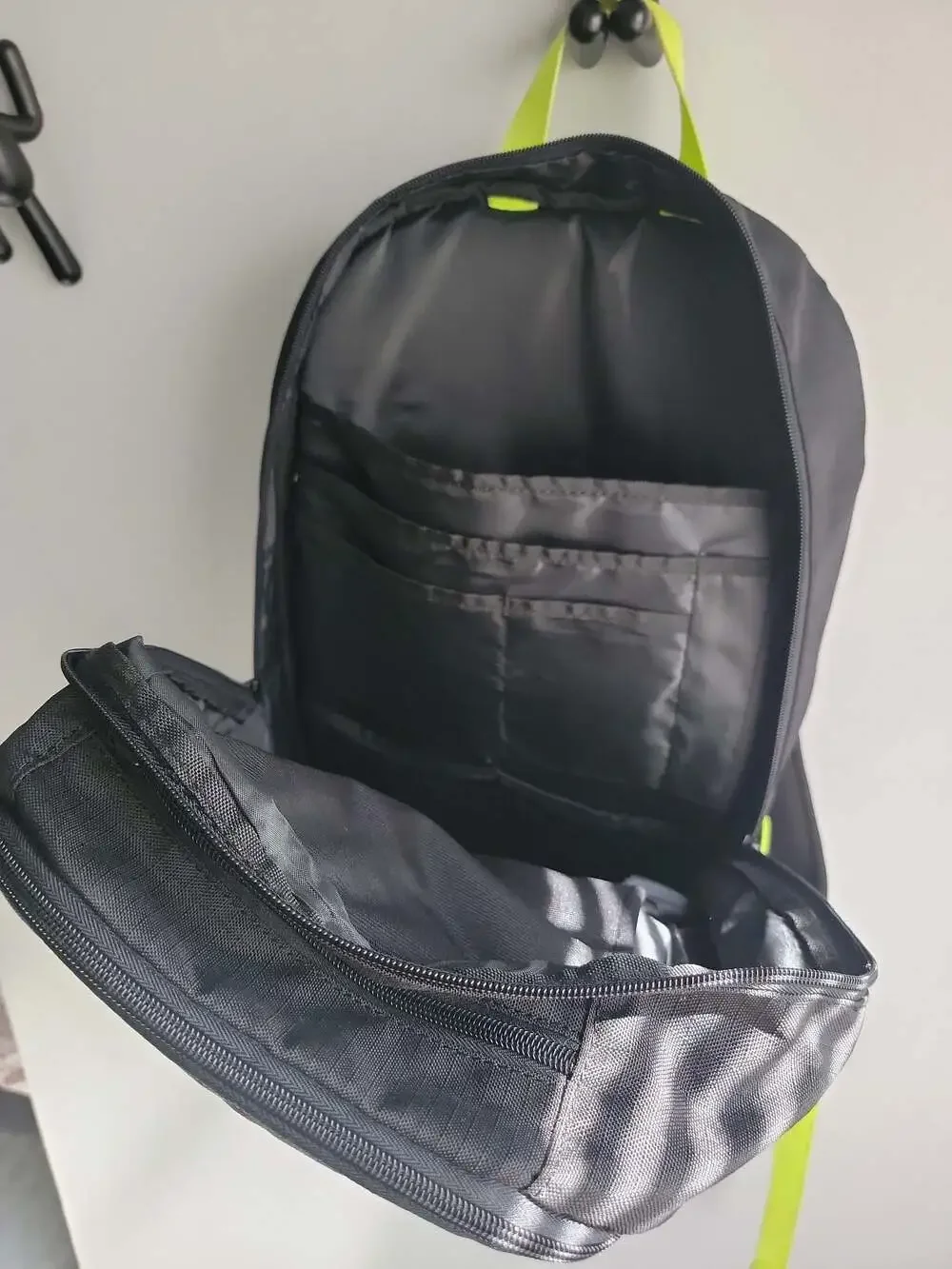 Nike 3Brand 'ALL IN' Youth Backpack in Black/Volt